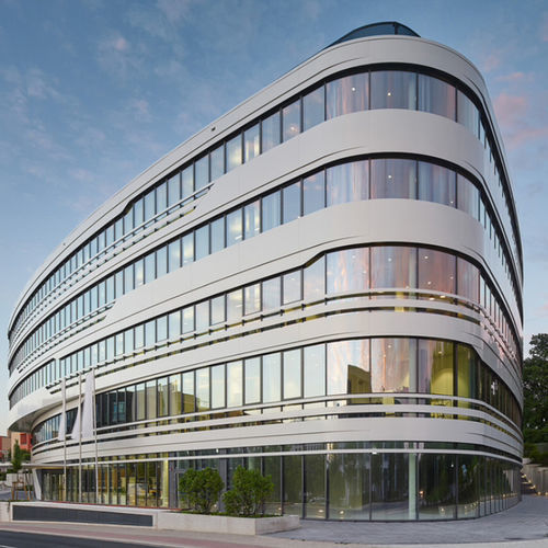 Fachada ventilada metálica - EUROPLATE® - POHL Metal Systems GmbH - de grande formato