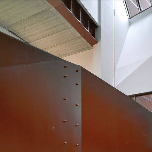 Placa de revestimento aparente em alumínio - DURANIZE COPPER - POHL Metal Systems GmbH - para ambiente externo / contemporânea / polida