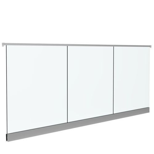 Guarda-corpo em alumínio - ALU SLIM - Qingdao Jinfer International Co., Ltd. - em vidro / com painéis de vidro / para ambiente externo