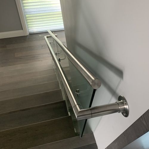 Corrimão em aço inoxidável - Qingdao Jinfer International Co., Ltd. - para guarda-corpo