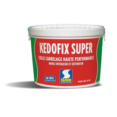 Cola em pasta de fixação - KEDOFIX SUPER - SEMIN - de resina / para revestimento cerâmico