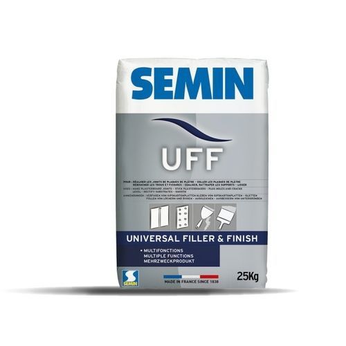 Reboco de alisamento - UFF - SEMIN - de enchimento / impermeabilizante / para ambiente interno