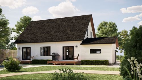 Casa em madeira empilhada - The Sedna (2) - TIMBER BLOCK  - moderna / com sistema "timber frame" / da linha residencial