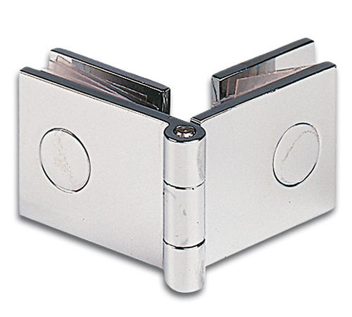Dobradiça para porta de vidro - BO 5200066	 - BOHLE AG - para porta de abrir / em latão cromado / da linha residencial