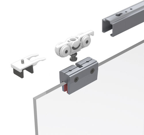 Sistema deslizante metálico - SlideTec modul 80 - BOHLE AG - para porta de vidro / da linha residencial / da linha comercial
