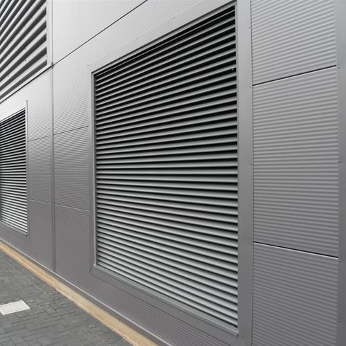 Grelha de ventilação metálica - 2UL - COLT FRANCE  - retangular / para ambiente externo / profissional
