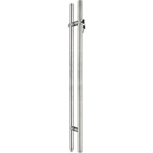 Maçaneta para porta - Lock Handle - DESIGN-MAT - em inox escovado / clássica / da linha residencial