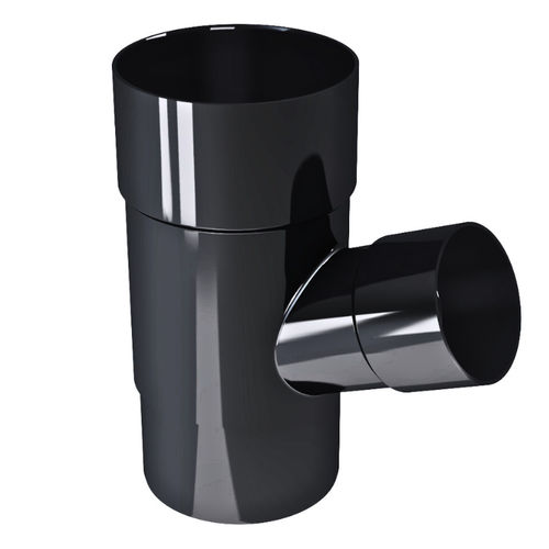 Conexão para calhas pluviais - BRANCH 67.5&deg;/&Oslash;50 &Oslash;80 - DEVOREX PLC - em PVC / Y