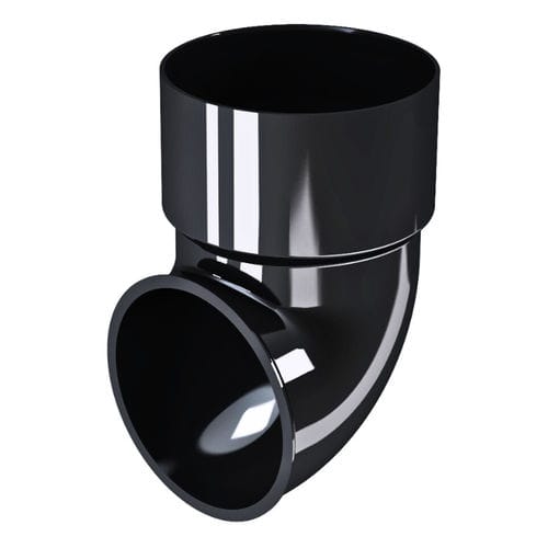 Conexão para calhas pluviais - ENDING BEND &Oslash;80 - DEVOREX PLC - em PVC / angular