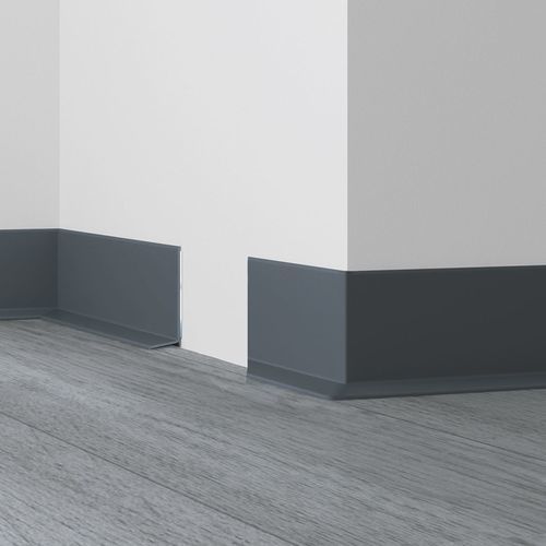 Rodapé branco - WLK SERIES - DÖLLKEN Profiles GmbH - bege / antracite / cinza