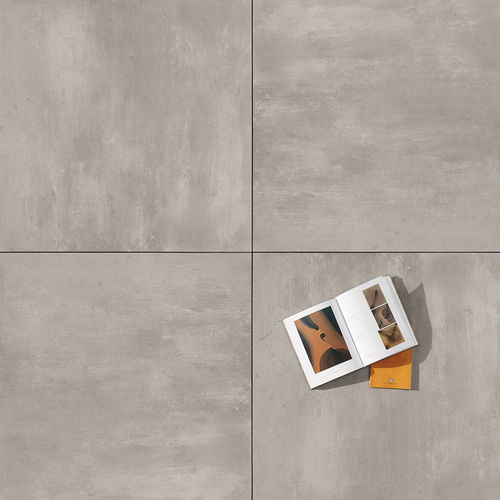 Lajota em pedra sinterizada - L'ALTRA PIETRA - CATTEDRALE CEMENTO - GRANULATI ZANDOBBIO SPA - em grés porcelanato / para ambiente externo / texturizada
