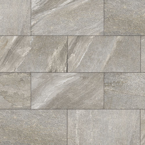 Bloco de pavimentação em pedra sinterizada - ETNA LIGHT GREY - GRANULATI ZANDOBBIO SPA - para ambiente externo / para pátio / cinza