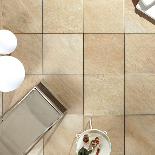 Lajota em pedra sinterizada - L'ALTRA PIETRA- COLOSSEO QUARZITE GIALLA - GRANULATI ZANDOBBIO SPA - em grés porcelanato / para ambiente externo / texturizada