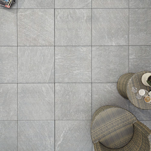 Lajota em grés porcelanato - L'ALTRA PIETRA - COLOSSEO SILVERGRAU - GRANULATI ZANDOBBIO SPA - em pedra sinterizada / para ambiente externo / texturizada