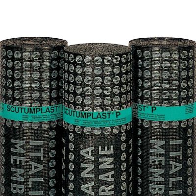 Manta impermeabilizante para construção de ponte - SCUTUMPLAST P - ITALIANA MEMBRANE SPA  - para telhado / para fundações / em rolo