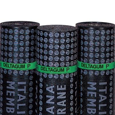 Manta impermeabilizante para construção de ponte - DELTAGUM P - ITALIANA MEMBRANE SPA  - em rolo / asfáltica / em polipropileno