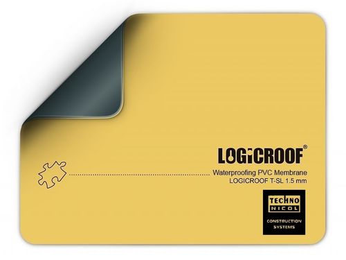 Manta impermeabilizante para subsolo - LOGICROOF T-SL - ITALIANA MEMBRANE SPA  - em rolo / em PVC-P
