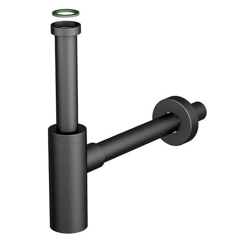 Sifão para lavatório em ABS - INOXMATER 0581BL32K9 - BONOMINI S.R.L. - em aço inoxidável / preto