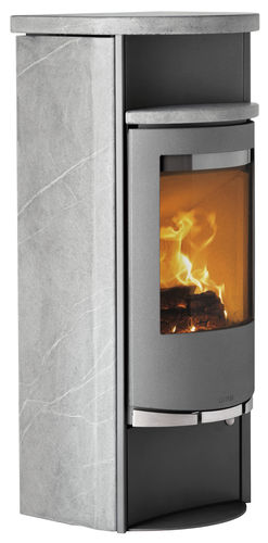 Salamandra a lenha - 9080 - LOTUS Heating Systems A/S - contemporânea / em pedra