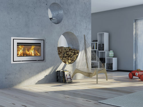 Lareira tipo inserto a lenha - H370 PETITE R - LOTUS Heating Systems A/S