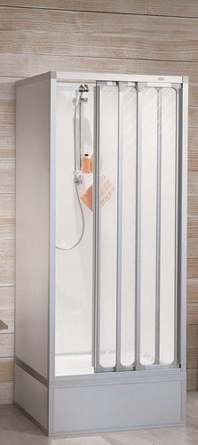 Cabine de banho em acrílico - EXKLUSIV - Roth Werke GmbH Energie- und Sanitärsysteme - em aço / com portas de correr / camarão