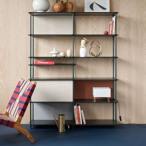 Estante contemporânea - Free 550100 - Montana Furniture - em MDF laqueado / em metal laqueado / branca