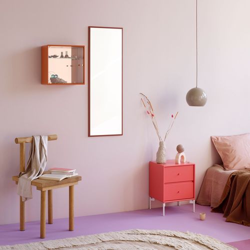 Móvel de arrumação de parede - PERFUME - Montana Furniture - contemporâneo / em MDF laqueado / em vidro