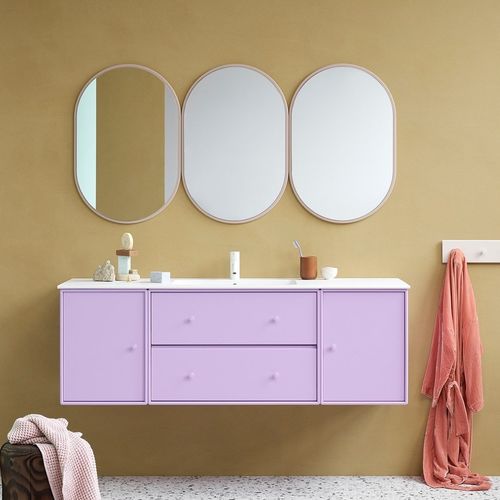 Espelho de parede - LOOK - Montana Furniture - contemporâneo / oval / em MDF laqueado