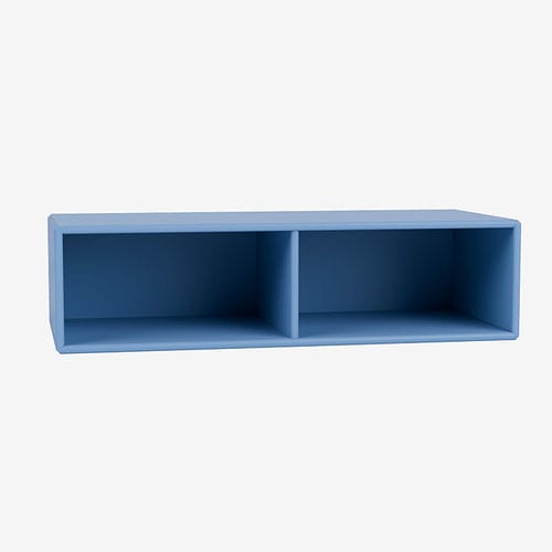 Estante de parede - 7612 - Montana Furniture - contemporânea / em MDF laqueado / com compartimento de arrumação
