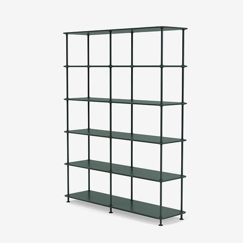 Estante contemporânea - Free 550000 - Montana Furniture - em MDF laqueado / em metal laqueado / preta