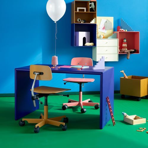 Mesa secretária de piso - 00X6010057 - Montana Furniture - contemporânea / em MDF laqueado / reta