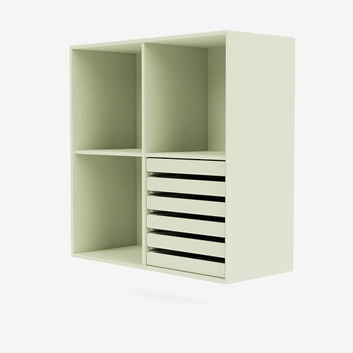 Estante de parede - 1627 - Montana Furniture - modular / contemporânea / em MDF laqueado