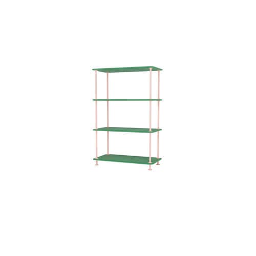 Estante de design minimalista - Free 300000 - Montana Furniture - em MDF laqueado / em metal laqueado / para sala