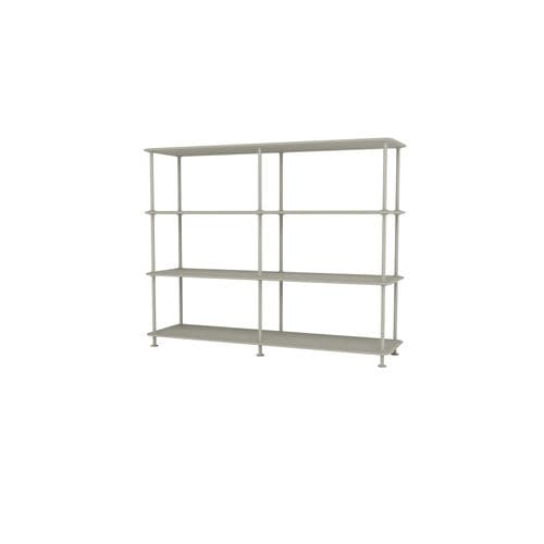 Estante para separação de ambientes - Free 330000 - Montana Furniture - minimalista / em MDF laqueado / em metal laqueado
