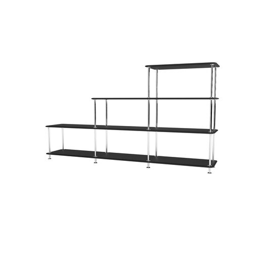 Estante contemporânea - Free 321000 - Montana Furniture - em MDF laqueado / em metal laqueado / branca