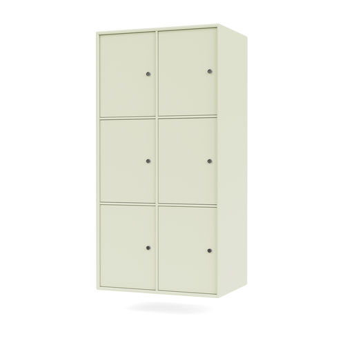 Armário de vestiário em laminado - L1224 - Montana Furniture - de chave / para instalações esportivas / para escola