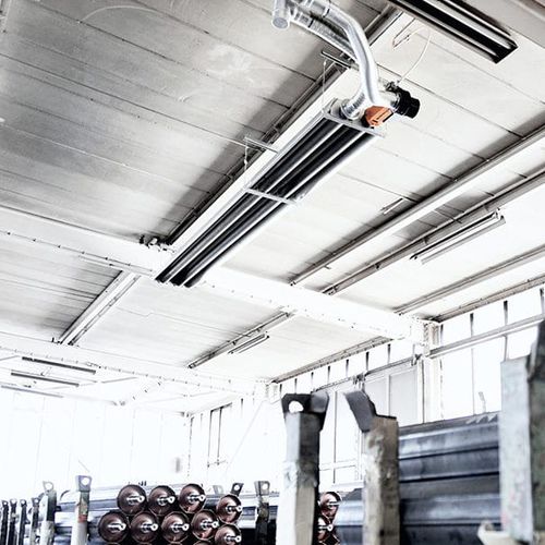 Aquecedor infravermelho de parede - CALOR - Schwank GmbH - de teto / a gás / da linha comercial