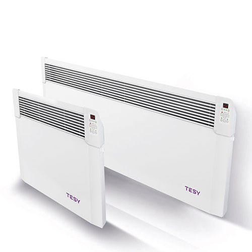 Convector elétrico - CN04 150 EIS W - TESY Ltd. - contemporâneo / metálico / de parede