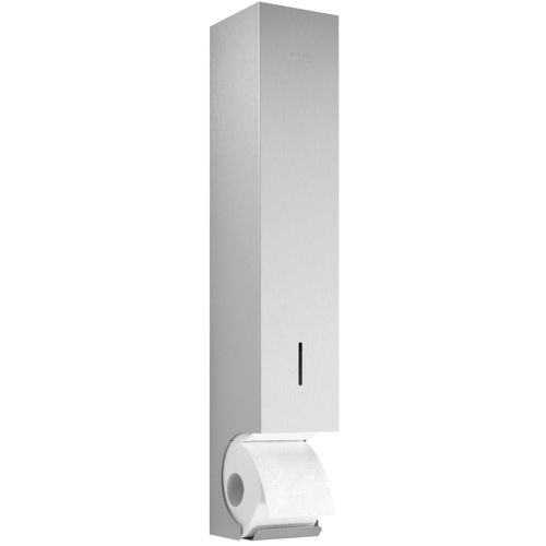 Dispenser de papel higiênico de parede - WP168 - ERNST WAGNER GmbH & Co. KG - em aço inoxidável / polido / acetinado