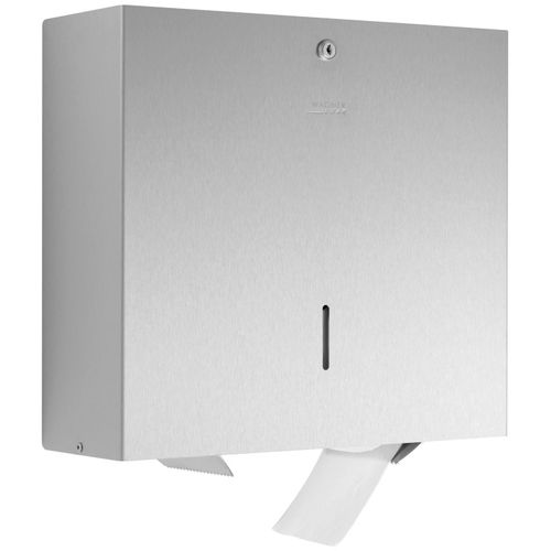 Dispenser de papel higiênico de parede - WP163-S - ERNST WAGNER GmbH & Co. KG - em aço inoxidável / polido / acetinado