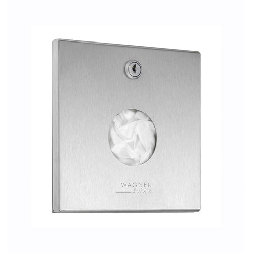 Dispenser de sacos para descarte de absorventes de parede - WP256 - ERNST WAGNER GmbH & Co. KG - manual / em aço inoxidável / da linha comercial
