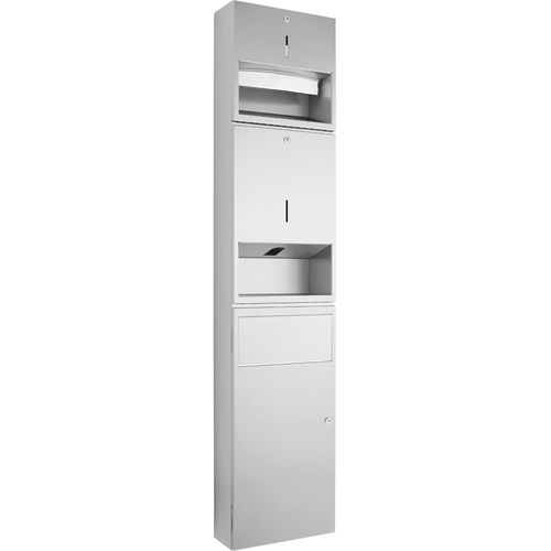 Unidade combinada dispensadora de papel toalha - WP510E - ERNST WAGNER GmbH & Co. KG - lixeira / dispensador de sabonete / de parede