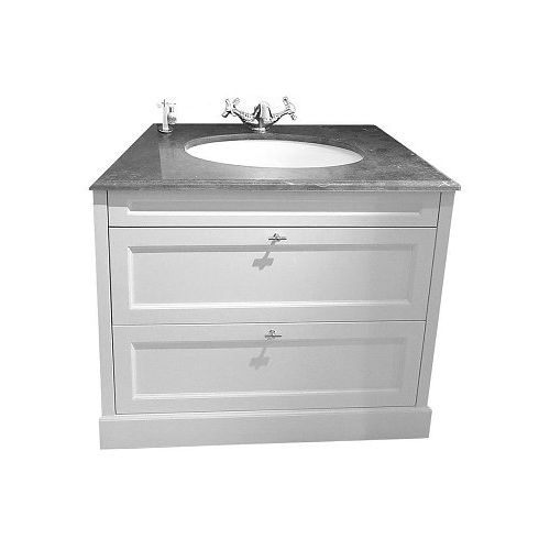Gabinete de banheiro de piso - WINDSOR&amp;CO. 1903 BATHROOM FURNITURE NANCY 90CM - Windsor Bathroom Company - em madeira maciça / clássico / com gavetas