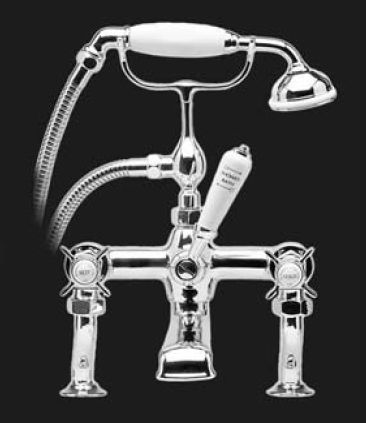 Misturador bicomando para banheira - WB1820C - Windsor Bathroom Company - de bancada / em níquel / em metal cromado