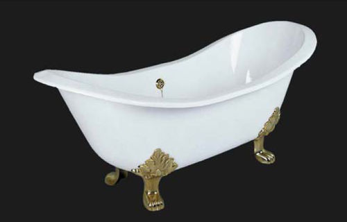 Banheira oval - ANTIQUE - Windsor Bathroom Company - com pés / em ferro fundido / branca