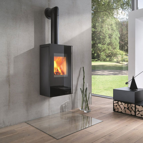 Salamandra a lenha - CASA - Wodtke GmbH - 6 kW / de parede / contemporânea