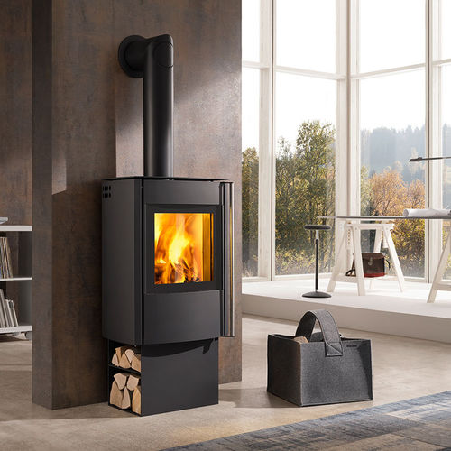 Salamandra a lenha - SPENCER - Wodtke GmbH - 7 kW / contemporânea / metálica