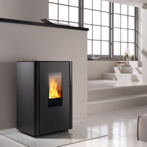 Salamandra a pellets - JACK - Wodtke GmbH - 8 kW / 6 kW / contemporânea