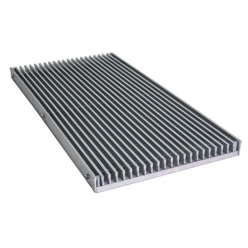 Grelha de ventilação em aço galvanizado - GRP  - BROFER SRL - em alumínio anodizado / retangular / para piso elevado