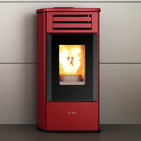 Salamandra a pellets - FIRE HR  - COLA GF WÄRMETECHNIK - 0–5 kW / 5 kW–10 kW / contemporânea